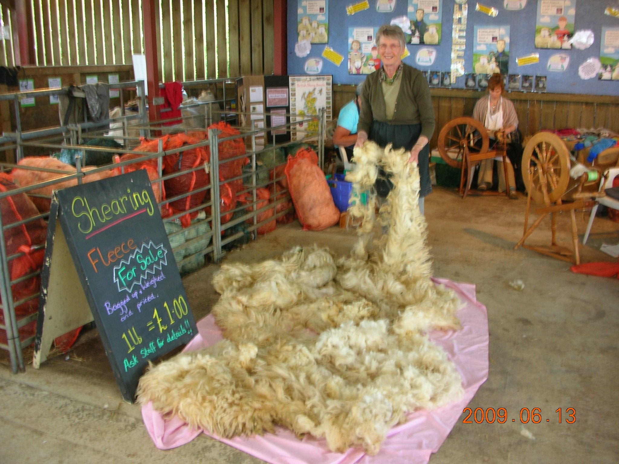 Gloucestershire Guild of Weavers, Spinners and Dye Cotswold Farm Park